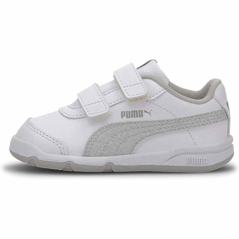 Puma Stepfleex2 Slve Glitzfs Vinf Zapatillas para Niñas Blanco