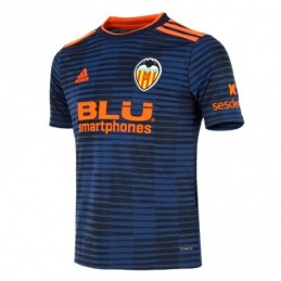 adidas Valencia CF Segunda Equipación 2018-2019 Niño, Camiseta, Collegiate  Navy-Semi Solar Orange, Talla 128